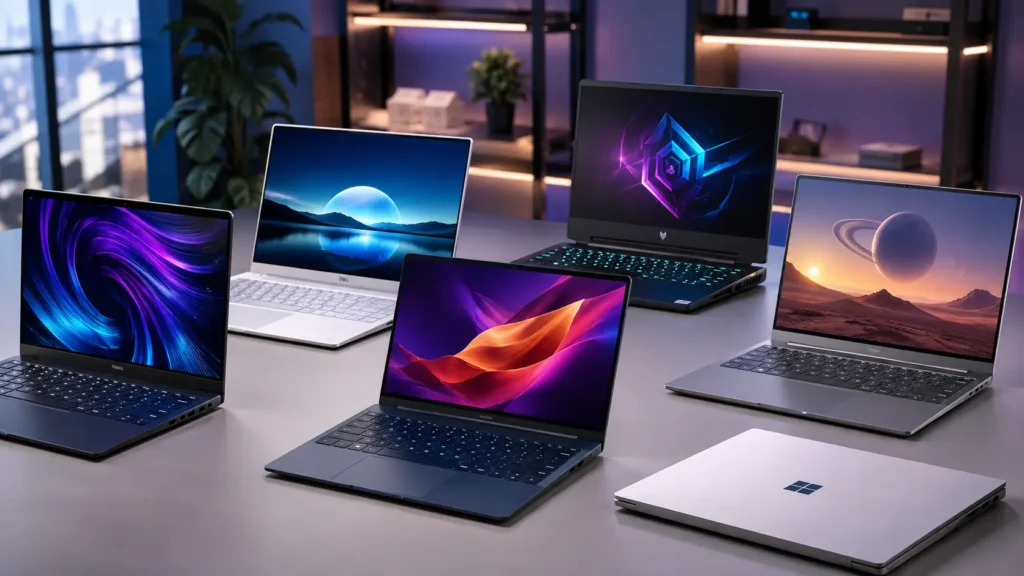 Best new laptops in 2026 showcase featuring top models from Apple, Dell, and Lenovo