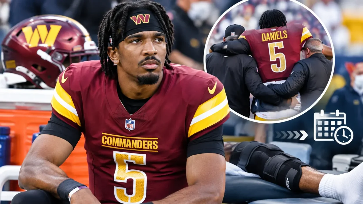 Jayden Daniels Injury Update - Washington Commanders quarterback injured on field