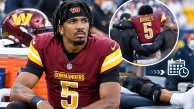 Jayden Daniels Injury Update - Washington Commanders quarterback injured on field